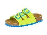 Lico Jungen BIOLINE KIDS Pantoletten, Lemon/ Blau, 31 EU