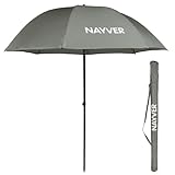 NAYVER Angelschirm mit Tasche – Leichter Outdoor Schirm 1,67 m Ø - Regenschutz & Sonnenschutz -...