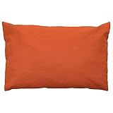 GIRAFFENLAND Hirsekissen 20x40cm mit Reißverschluss, Farbe orange - mit Bio Hirseschalen