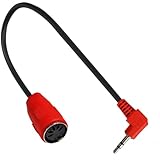 Fpbiagoq 90-Grad-Winkel auf 3,5-mm-Stecker auf 5-polige DIN-Buchse, Sound-Stecker auf...