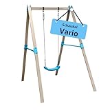 HUDORA Schaukel Vario - Basismodul Schaukelgerüst für Kinder - erweiterbares Schaukelset mit...
