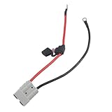 Zeroupshop 14 AWG 50 Amp 30 cm Stecker, mit M8 Terminal Batterieladeanschlusskabel-Set, für...