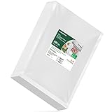 Bonsenkitchen Profi Vakuumbeutel, 100 Beutel 20x30cm Vakuumierbeutel für alle Vakuumierer &...