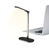 Dimmbare Schreibtischlampe | Nachttischlampe Mit Wireless Charger Und Dimmbarer Beleuchtung -...