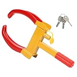 Randaco 1 Stück Radkralle Reifenkralle, Parkkralle Diebstahlsicherung PVC-Schutz, Wegfahrsperre mit...