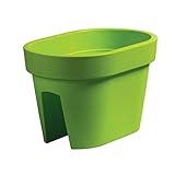 botle Balkonkiste Blumenkasten Geländerkasten Balkonkasten Geländertopf 39,5 cm | 12,3 L Lime...