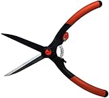 Garten Primus Gartenschere, Grasschere, Rasenschere, Buchsbaumschere, groß, schwarz/orange, 28 x...