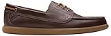 Clarks Herren Bratton Boat, Dark Brown Lea, 45 EU