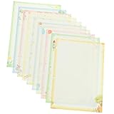 CLISPEED 50 Blatt Druckerpapier mit Dekorativem Farbiges Bastelpapier für Kreatives DIY Origami und...