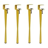 QIANMEI Tischklemmenbeine, Verstellbare Metallmöbelfüße, F-förmige Tischfüße, Kein Bohren...