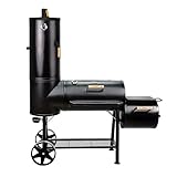 TAINO CHIEF 130 XXL Smoker 130kg BBQ GRILLWAGEN Holzkohle Grillkamin 3,5 mm Stahl PROFI-QUALITÄT...