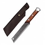 TIMKOSS Hochwertiges Outdoor Messer Feststehend Gürtelmesser mit Holster - Survival das perfekte...