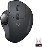 Logitech MX Ergo Kabellose Ergonomische Trackball-Maus, 2.4 GHz Verbindung via Unifying...