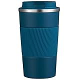 Disoza 470 ml Thermobecher Kaffee to go Kaffeebecher Thermobecher Travel Coffee Mug Kaffeebecher to...