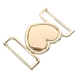 HOMOBABE Metallschnalle für Strickjacken und Mäntel 268X185X039 Zoll Herzförmige Knebelschnalle...