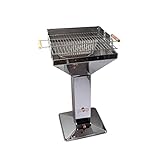 Bilderrahmen Neumann Holzkohlegrill Kingsale, Säulengrill Edelstahl, Gartengrill, Trichtergrill,...