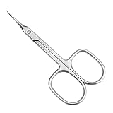 Nagelhautschere, Edelstahl, Maniküre-Pflegeschere, gebogenes Scheiben-Pediküre-Werkzeug für die...