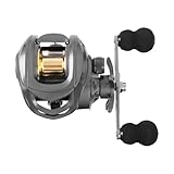 Angelkombi – Tragbares Angelruten-Set, Angelausrüstung, Baitcaststange mit Wassertropfenrolle,...