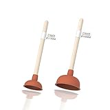 Kirchhoff Profi-Pömpel 2er-Set, Saugglocke im Bundle für verstopfte Toilette, Abfluss,...