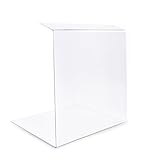 Trofecto Spuckschutz Trennwand aus PETG Acrylglas als Thekenaufsatz - Acrylglas Aufstelller - Typ 2...