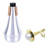 Trompete Praxis Schalldämpfer,Tragbarer Trompeten Dämpfer,Aluminium...