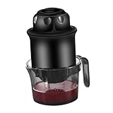 Warmhm Manuelle Zitruspresse Tragbare Orange Zitronenpresse Multifunktionale Saftmaschine für...