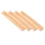 Gogogmee 4 Stück Domino Tablett Multifunktionaler Domino Ständer 19cm Buchstaben Sockel für...