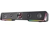 Speedlink Gravity RGB Stereo Soundbar – PC Lautsprecher mit Bluetooth Verbindung für...