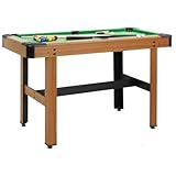 vidaXL Billardtisch 4 Fuß mit Billiardqueue Kreide Dreieck Kugelset Bürste Pool Billiard Billard...