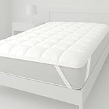 Besonders weicher Matratzenschoner 90x200cm - Matratzenauflage für Matratzen bis 30cm - Bei 60°C...