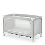 hauck Kinderreisebett Dream N Play Plus mit Transporttasche und Großen Schlupf zum Spielen, Klein...