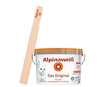 Alpinaweiß Das Original – optimal deckende und ergiebige weiße Wandfarbe – mit...