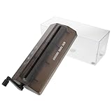 SOIMISS Manueller Mini Aktenvernichter Papierstreifen für Zuhause Büro Tragbarer Handkurbel...
