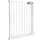 XMTECH Türschutzgitter Ohne Bohren Treppengitter für Kinder 75-85cm breit，Auto-Close Baby...