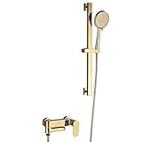 Duschkopf Regendusche Wandhalterung mit Schlauch Duschsystem mit Handbrause 3 Wasserstrahlmodi...