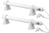 Royal Gardineer Heizung: 2er-Set elektrische Stabheizungen für Gewächshäuser, 55 W, 51 cm, IP44...