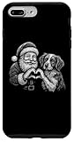 Bretagne Spaniel Weihnachtsmann Herzform Weihnachten Hundeliebhaber Hülle für iPhone 7 Plus/8 Plus