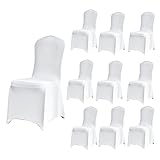 Rhinocerosdance Stuhlhusse 10 Stück Waschbarer Chair Covers Stuhlhussen Stretch Stuhlhussen...