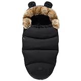 Kinderwagen Fußsack Universal Winter Warm Baby Schlafsack Outdoor Wasserdicht und Winddicht,...