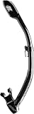 Cressi Dry Snorkel Black/Black - Unisex Premium Trockenschnorchel für Tauchen/Apnoe/Schnorcheln,...