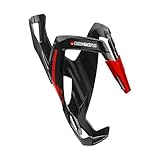 Elite S.R.L. CustomRacePlus Trinkflaschenhalter Glanzschwarz/Rot Einheitsgröße