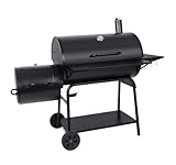 tragbarer Grill, Outdoor-Grill Grill Holzkohlegrill, Grillfassgrill, 1200 Quadratzoll