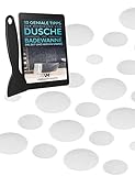 VMbathrooms 24 Stück Anti-Rutsch Aufkleber für Badewanne & Dusche - Transparente rutschfeste Pads...