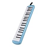 COMETX Melodica 37 Tasten Melodica Instrument Melodica Cool Piano Keyboard mit 2 weichen Blasrohren,...