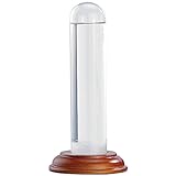 PEARL Storm Glass: Fitzroy-Sturmglas (Barometer) aus echtem Glas, 17 cm (Storm Glass Barometer)