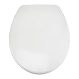 Amazon Basics Oval Robuster WC-Sitz aus Urea-Material mit Absenkautomatik, leicht abnehmbar, 37 x...