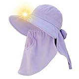 Huayeex Eimerhüte Für Frauen,Outdoor UV Sonnenschutzhut Mit Breiter Krempe - Atmungsaktiver Visier...
