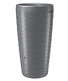 Regenwassertonne Regentonne Regenbehälter Regentank Regenfass Amphore 240L Welle-Disign 3D mit...