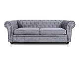 Sofa Chesterfield Asti 3-Sitzer, Couch 3-er, Glamour Design, Couchgarnitur, Sofagarnitur,...