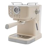 Halbautomatische Kaffeemaschine Mit Milchschaumfunktion, Espressomaschine Für Mokka Latte...